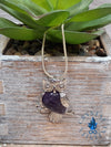 Amethyst Owl Necklace