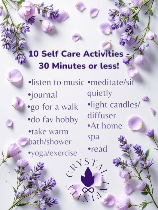 Self Care in 30 Minutes or Less!!