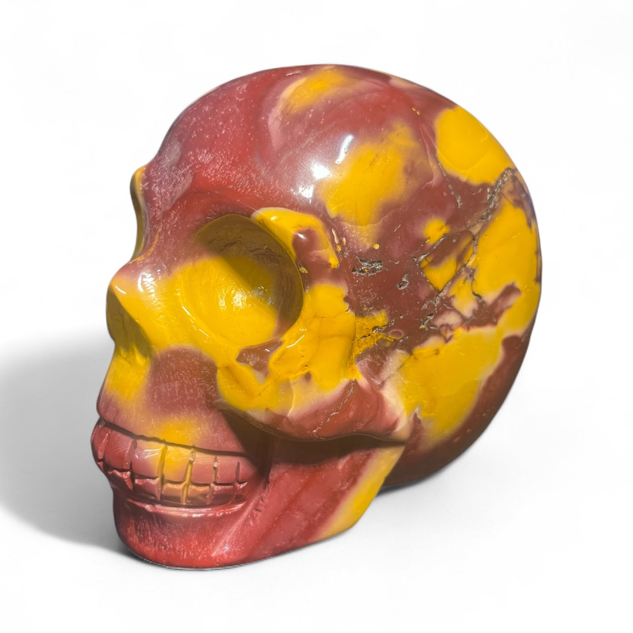 Mookaite Skull