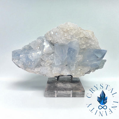 Celestite Specimen with Stand