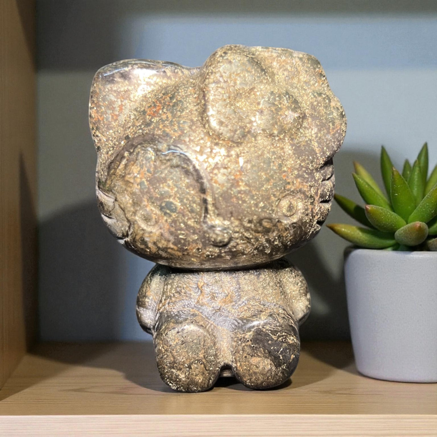 Pyrite Character Carving