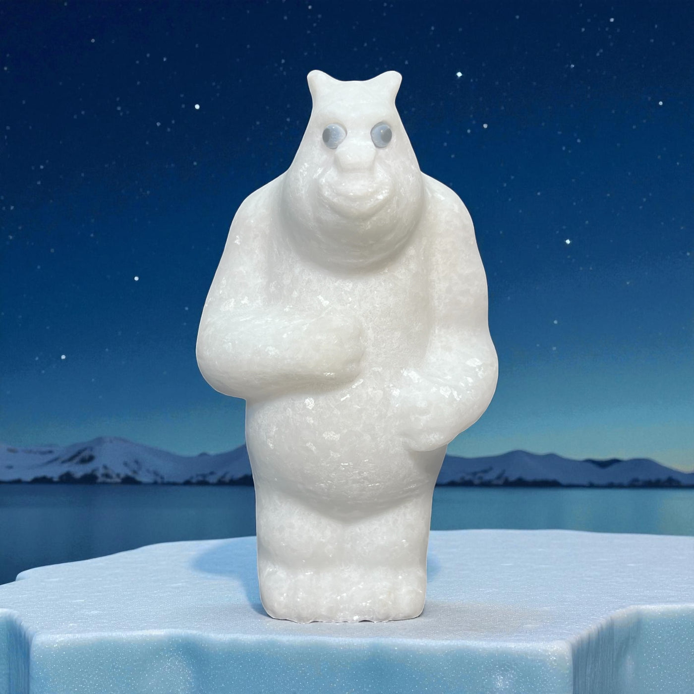 White Jade Albino Sasquatch