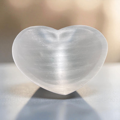 Satin Spar/Selenite Heart Bowl