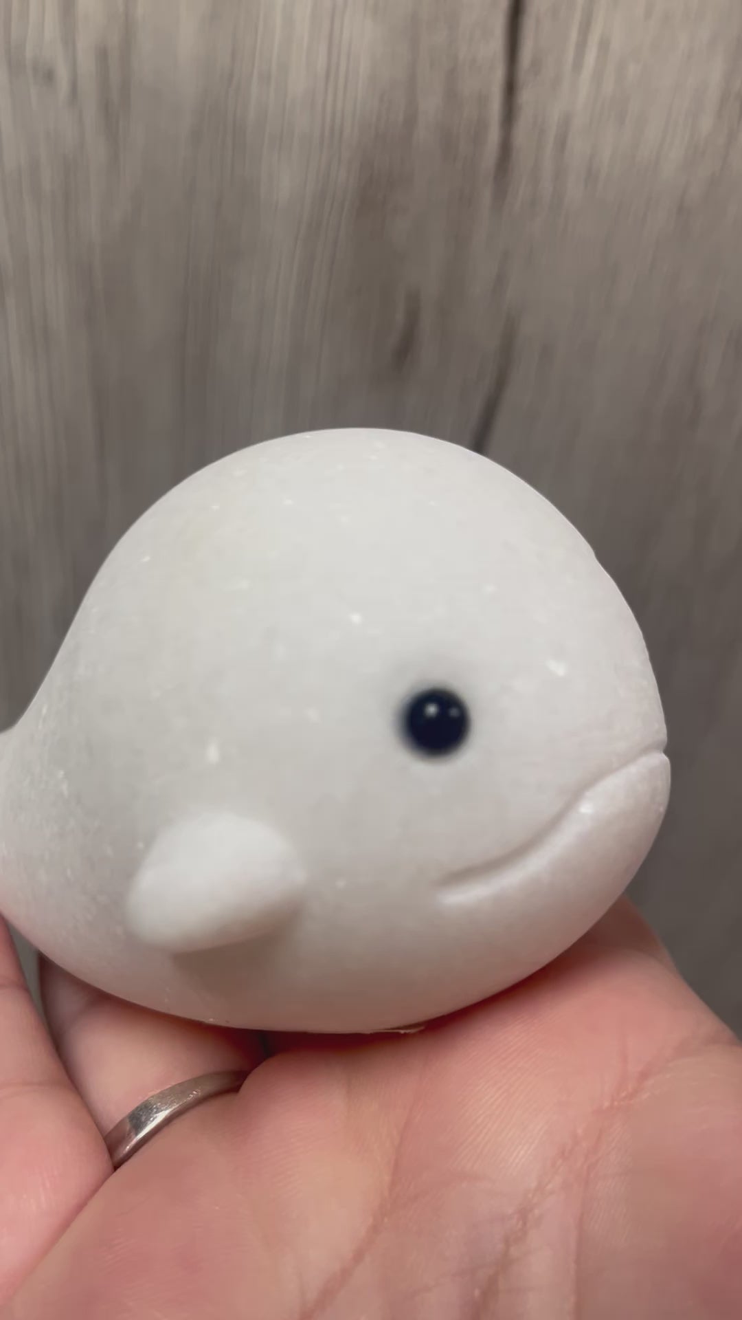 White Jade Whale Carving