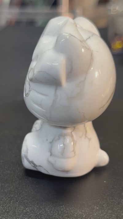 Howlite Character Carving