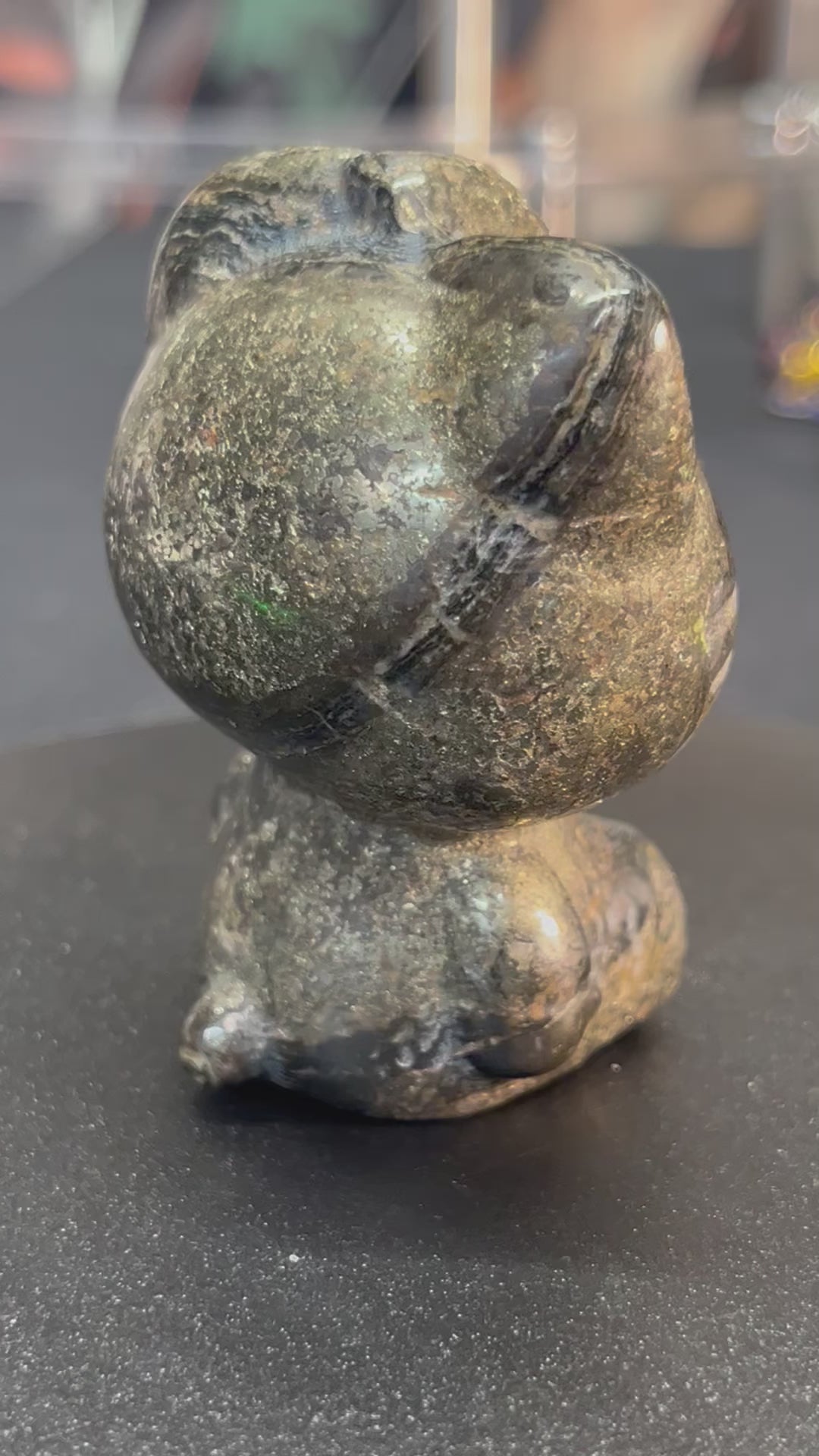 Pyrite Character Carving