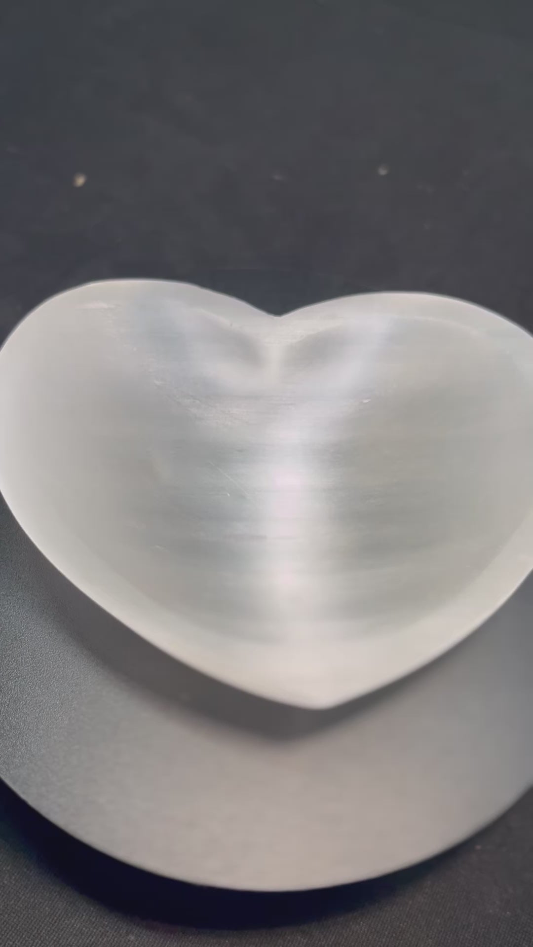 Satin Spar/Selenite Heart Bowl