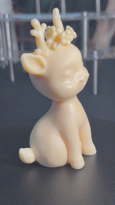 Tagua Nut Deer Carving