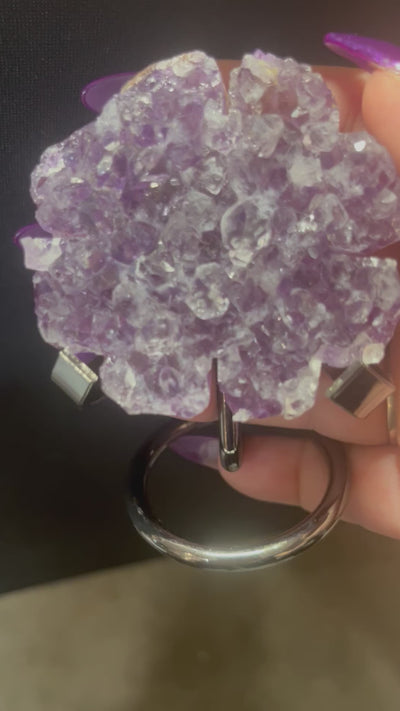 Amethyst Forever Flower with stand