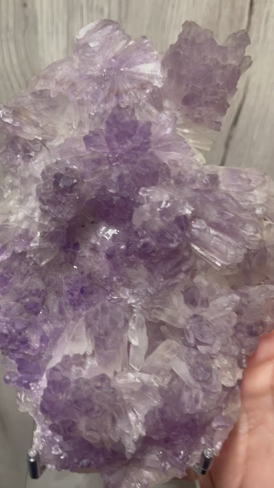 Amethyst Flower Specimen with stand