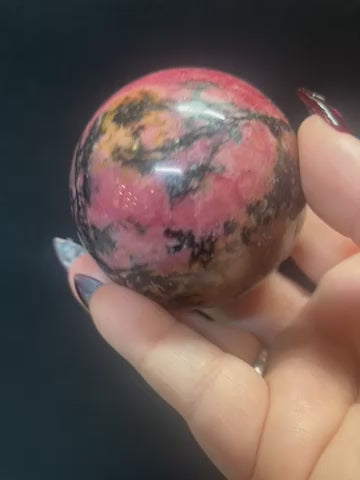 Rhodonite Sphere