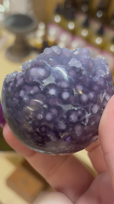 Grape Agate Sphere