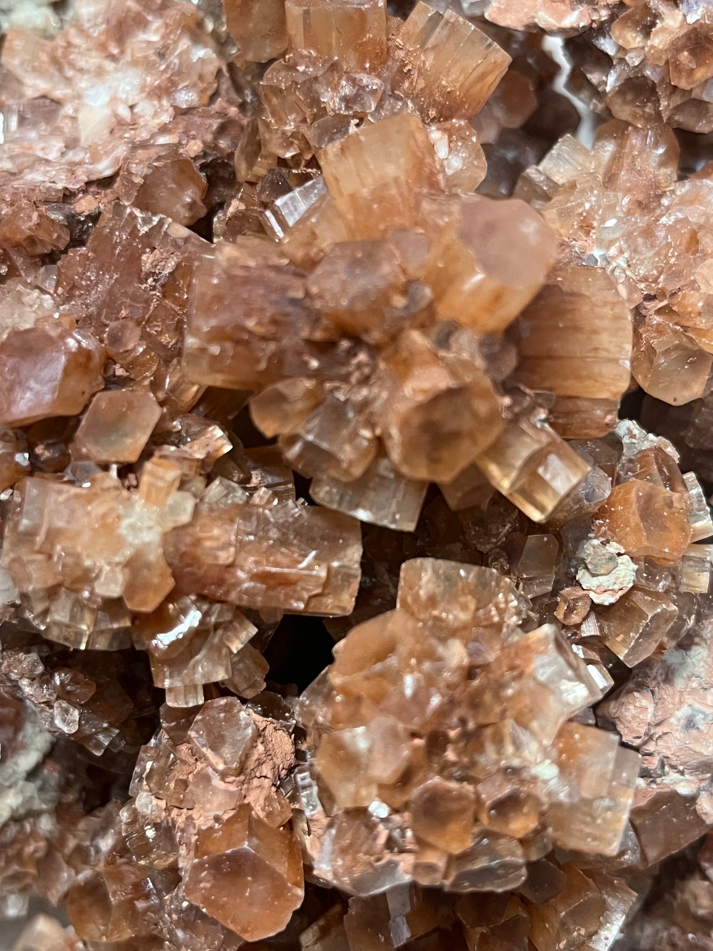 Aragonite Clusters from Spain