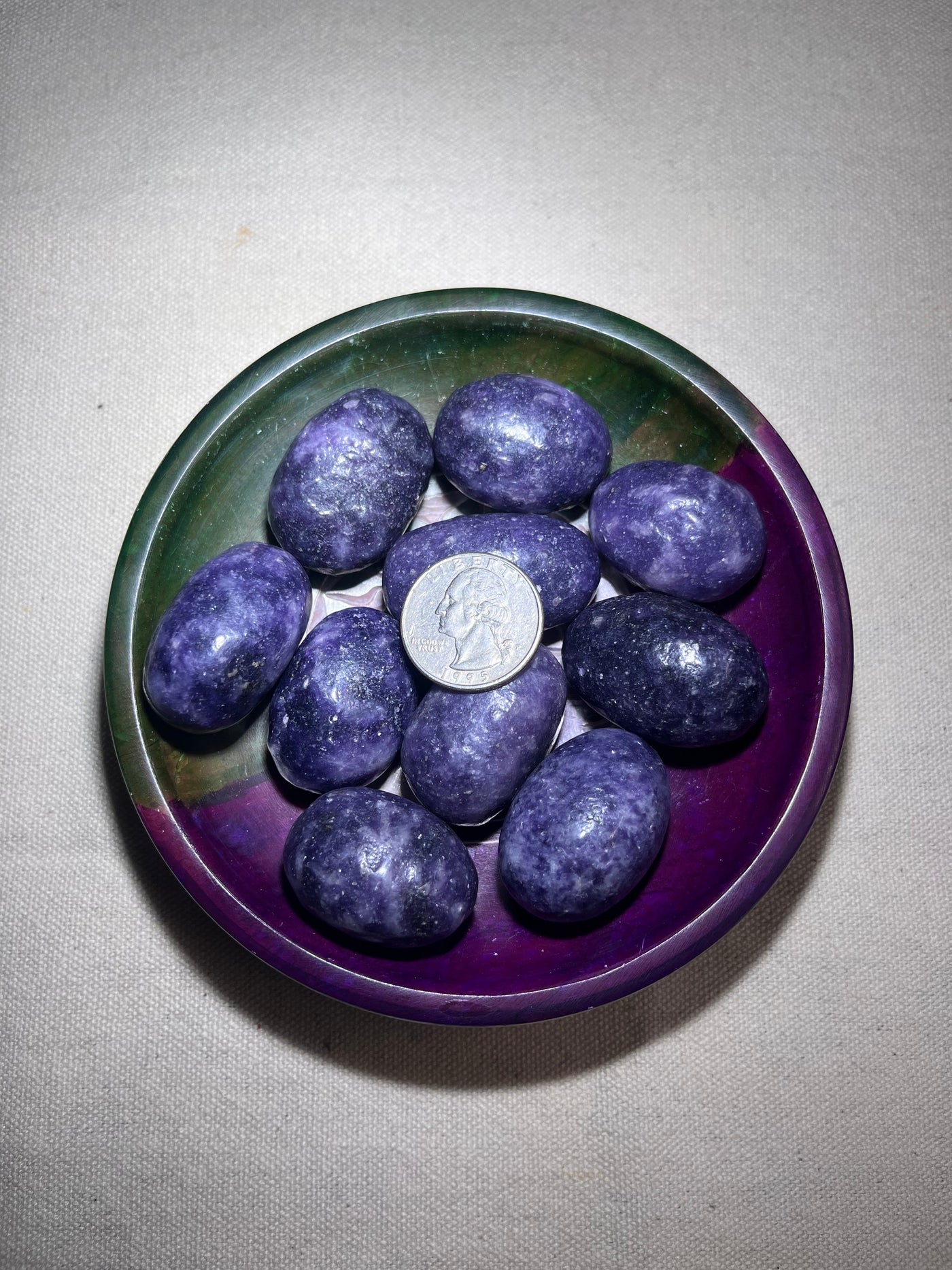 Lepidolite Tumbles