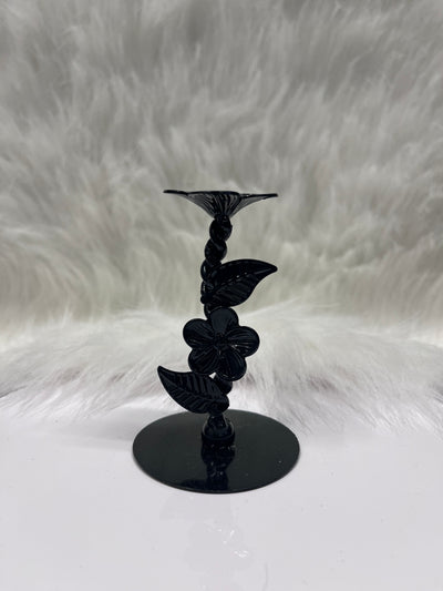 Black Flower Sphere Stand